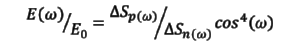 formula Light distribution