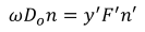 formula. Infinite to finite conjugation-objecitve camera lens