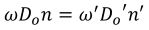 formula-Infinite to finite conjugation-Galilean telescope