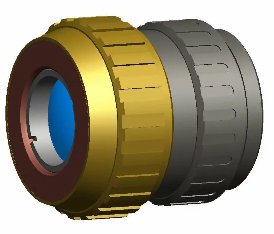 If the lenses also rotate about the axis, the image will shift laterally while focusing. To avoid this problem, rotation of a focusing ring is designed so that the cell with lenses is only linearly moved.