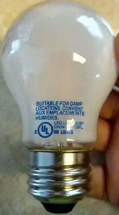 Figure 1. UL certified light bulb sold in the US