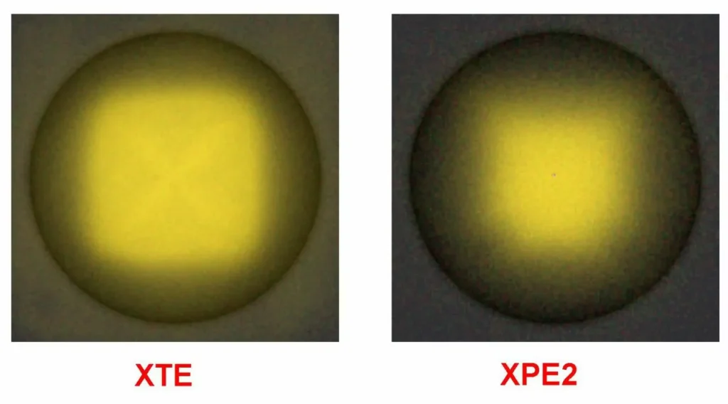 the  XTE and XPE2 LED’s