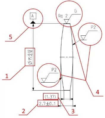 Optics production drawing area