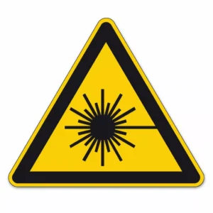 Laser Warning Sign