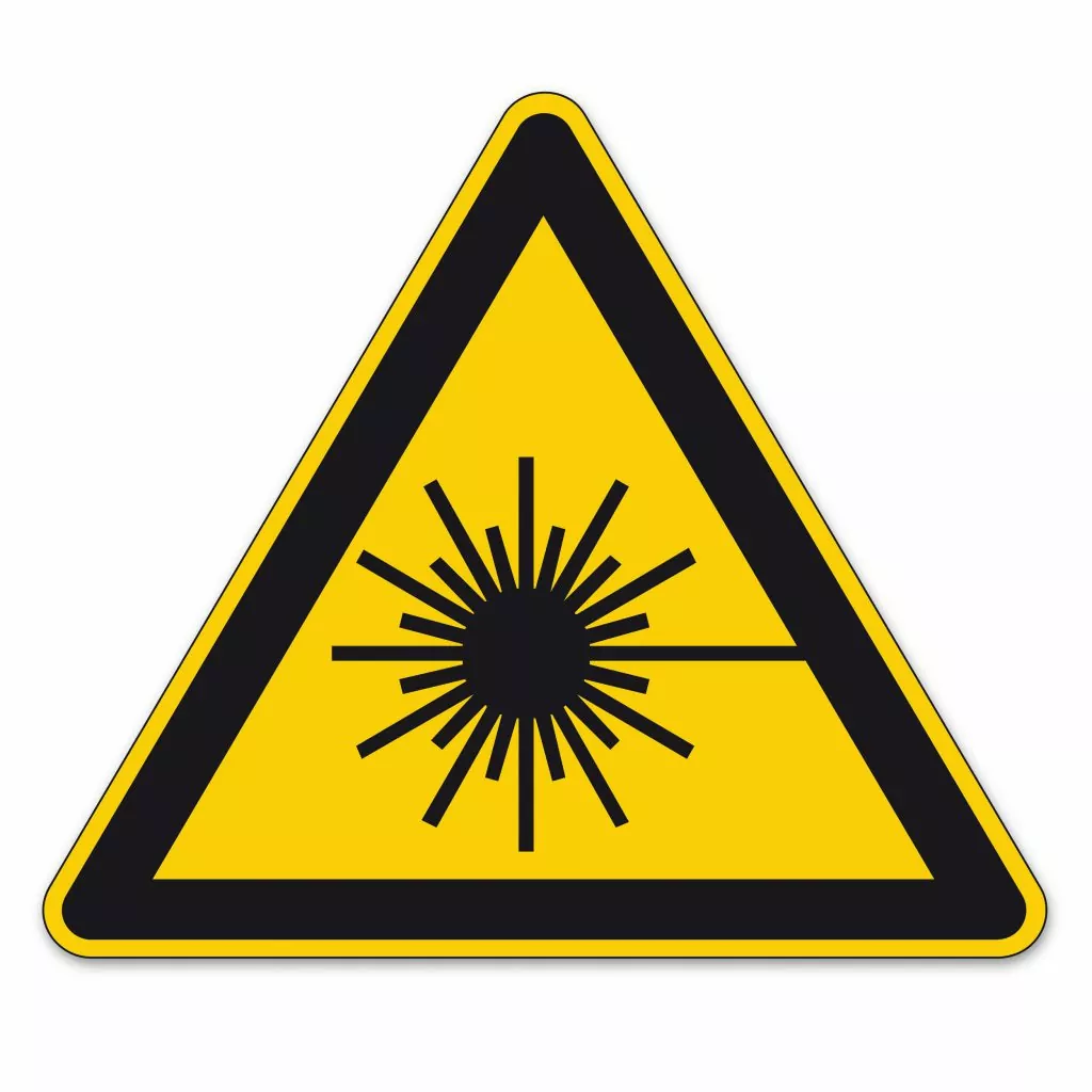 Laser Warning Sign