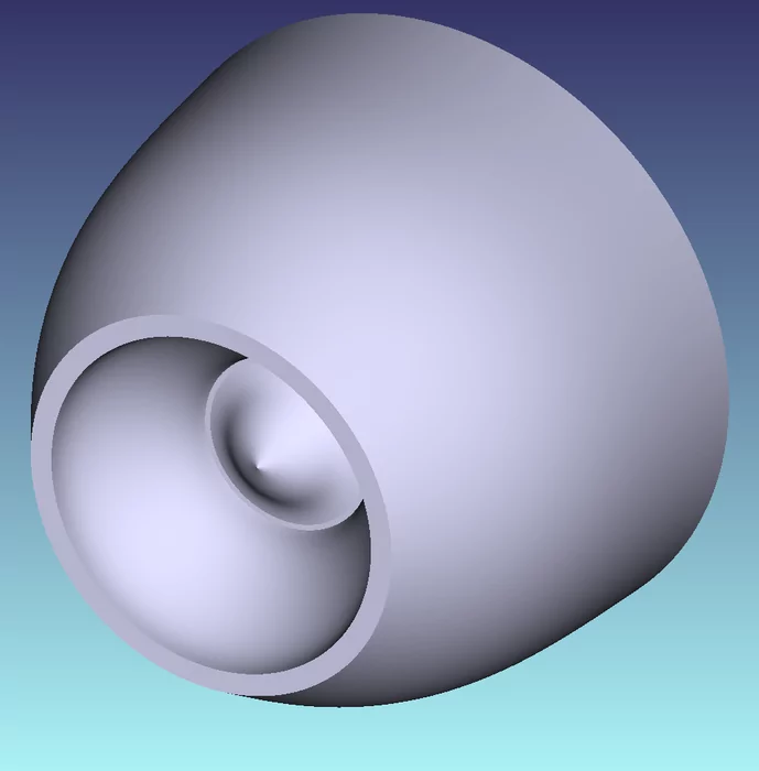 Custom DLL based on Bezier curves and the resulting TIR lens